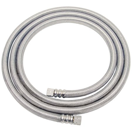 SPEAKMAN SPK-57646US 1/4" OD x 1/4" OD x 10' Stainless Steel Ice Maker Connector SPK-57646US